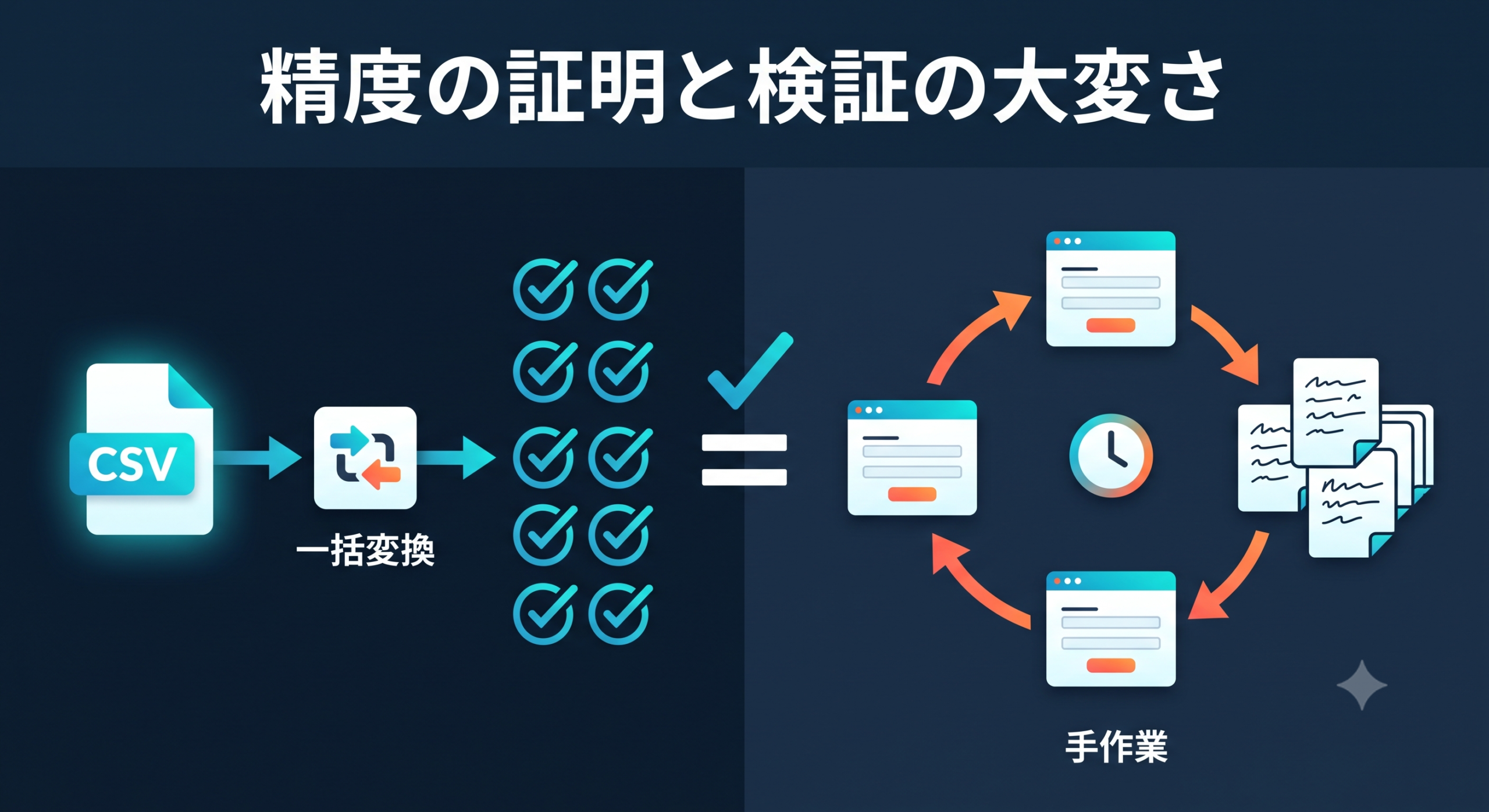 全テストポイントを国土地理院の変換サイトと比較する — 精度の証明と検証の大変さ