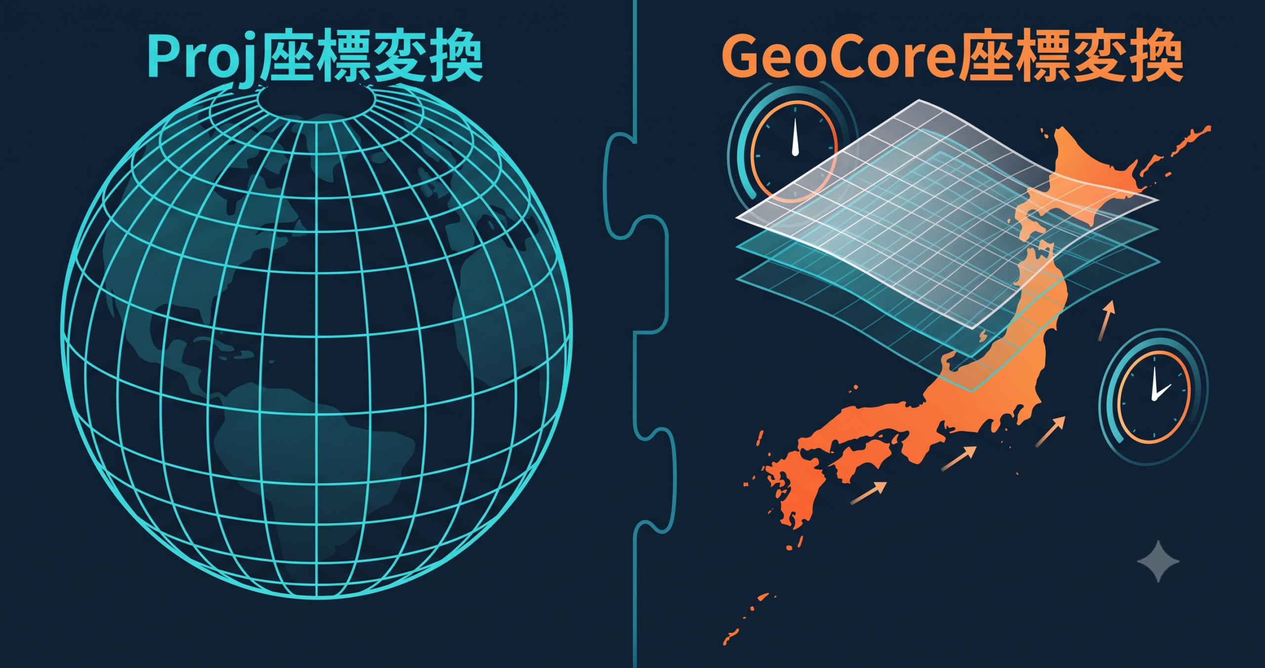 PROJで足りること・足りないこと — 日本特化エンジンGeoCoreJPを作った理由