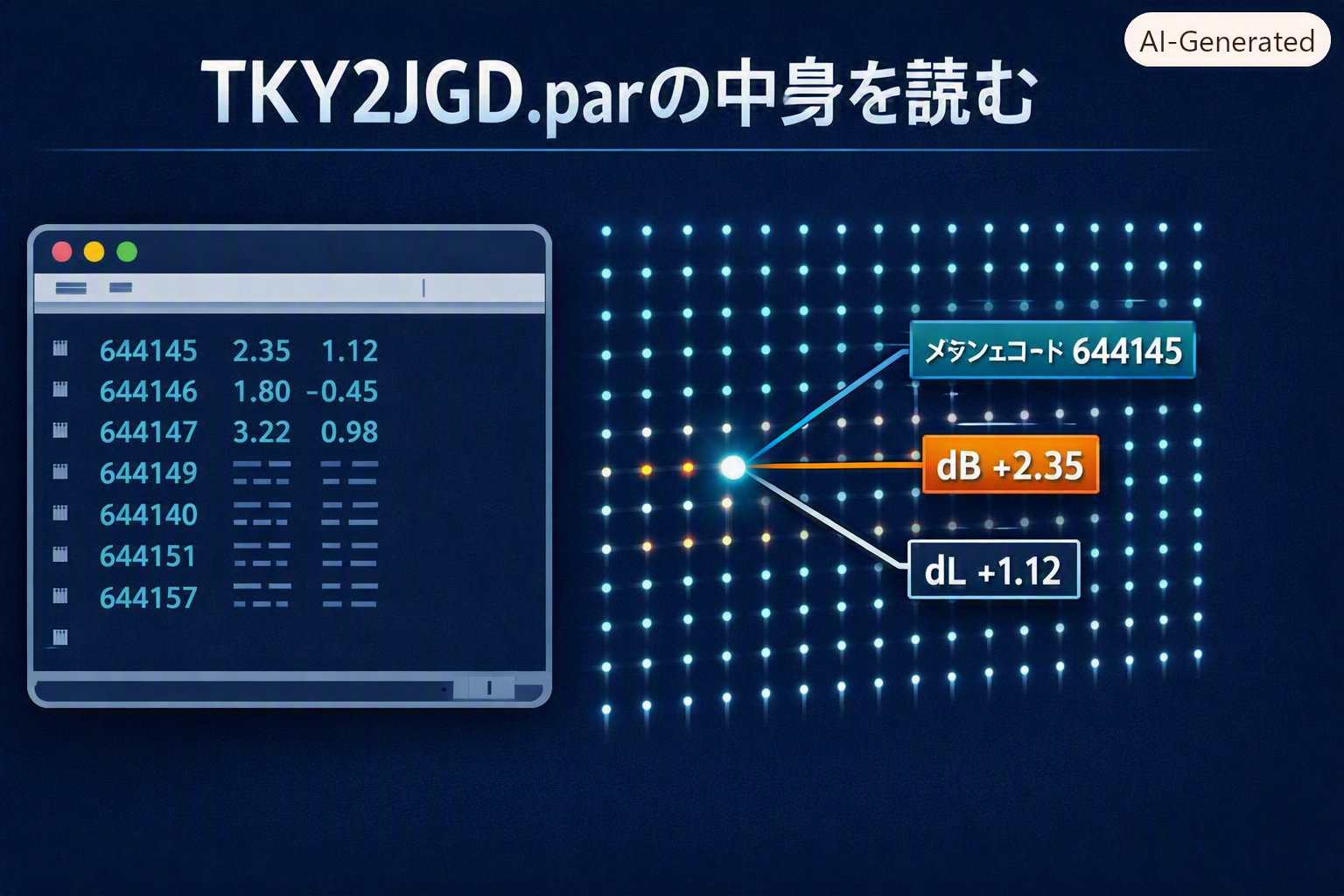 TKY2JGD.parの中身を読む — パラメータファイルの構造